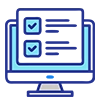 modern technology and digital innovation icon