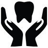 gentle treatment and comfort care icon